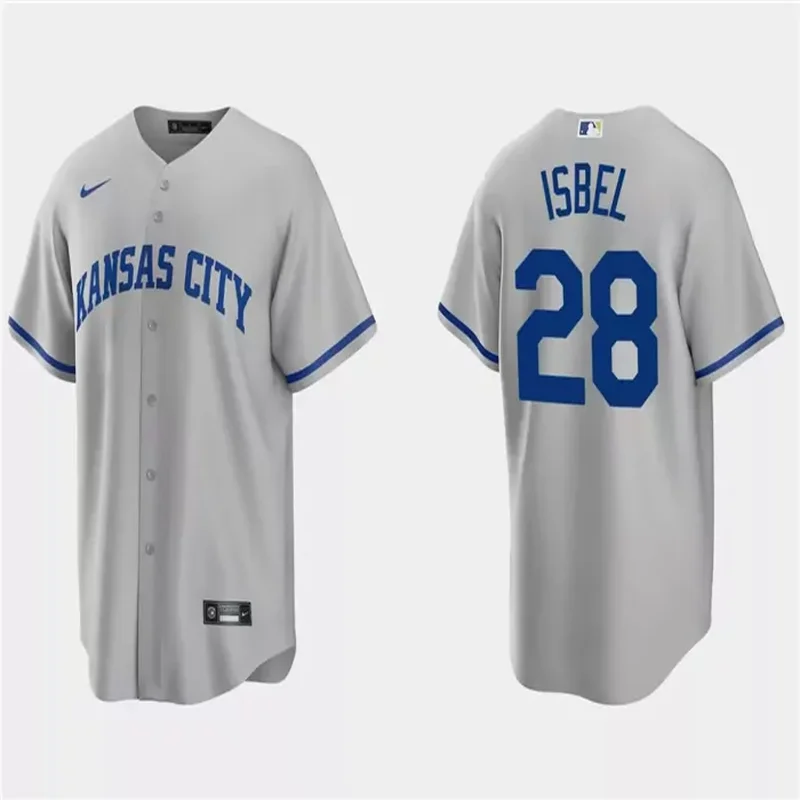 Mens Kansas City Royals Royal Alternate 2020 Team Baseball jersey - Image 3