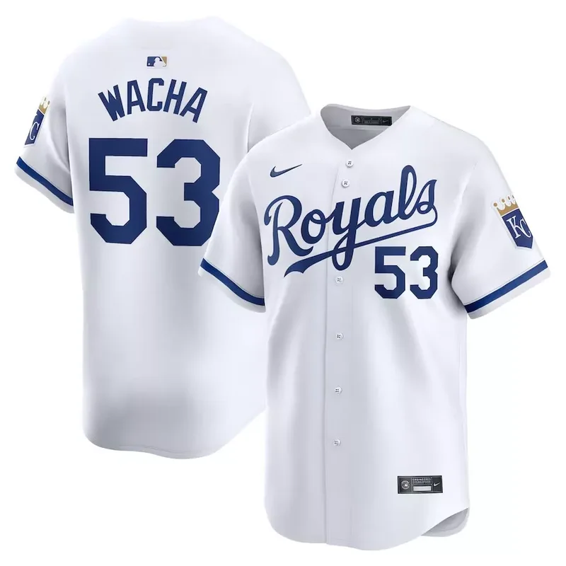 Kansas City Royals #34 Freddy Fermin Home Limited Player White Baseball jersey - Image 2