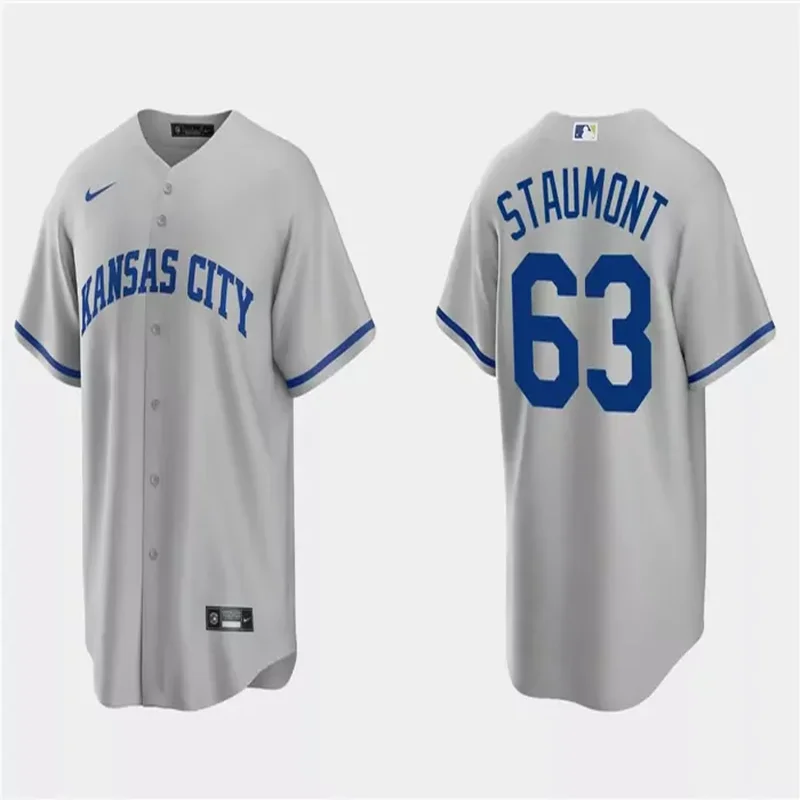 Mens Kansas City Royals Royal Alternate 2020 Team Baseball jersey - Image 2