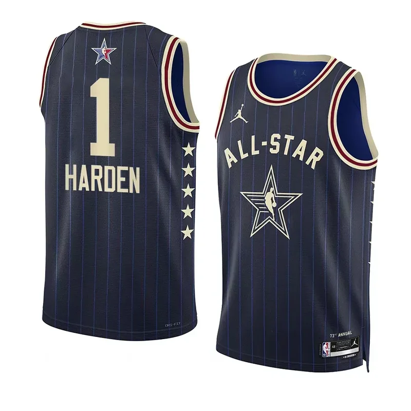 Los Angeles Clippers #1 James Harden 2024 NBA All Star Swingman Basketball jersey