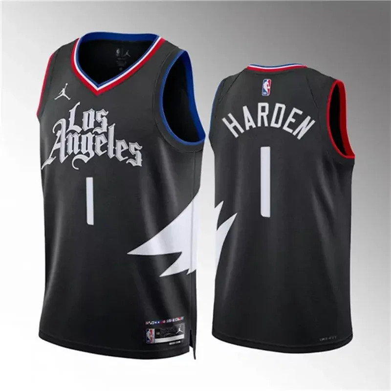 Los Angeles Clippers 1 Reggie Jackson 2021 City City Edition Basketball jersey - Image 2