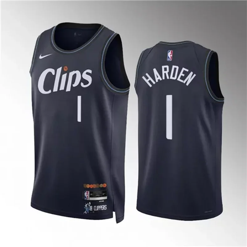 los angeles clippers #10 eric gordon black 2022 23 city edition stitched Basketball jersey - Image 4