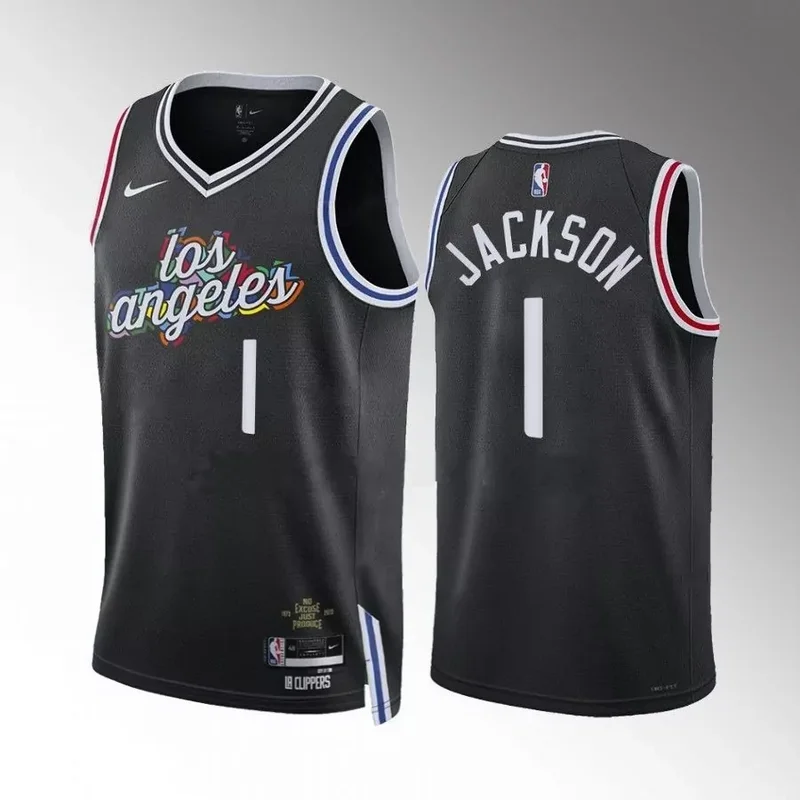 Los Angeles Clippers custom black city edition 2022 23 jersey Basketball jersey - Image 3