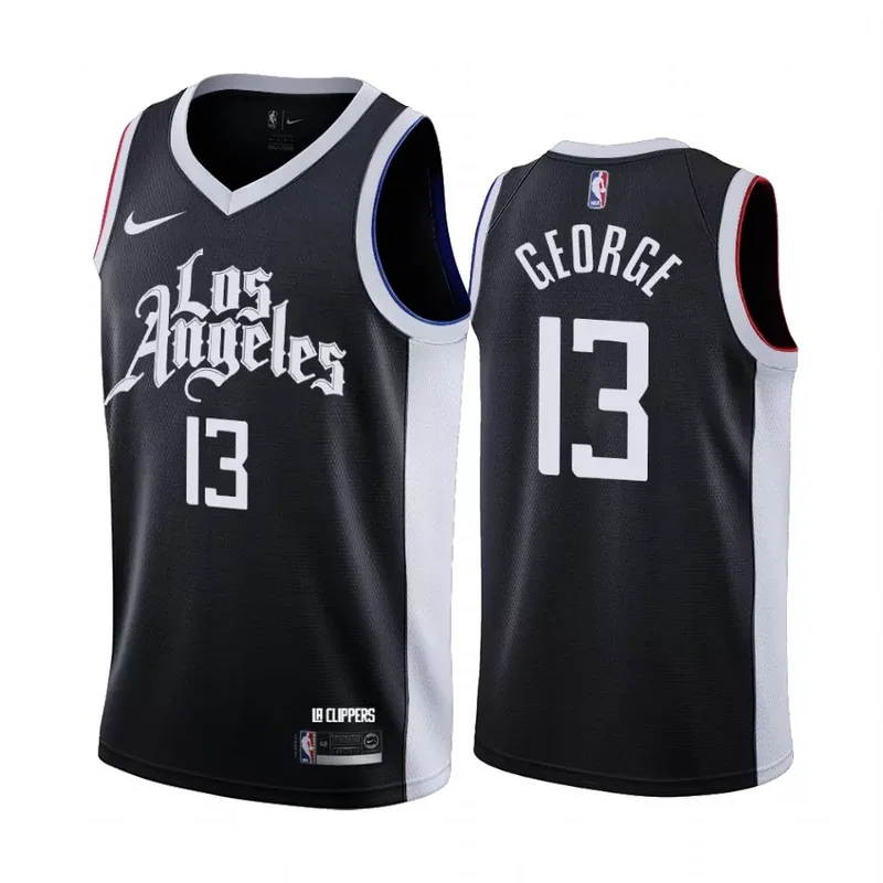 Los Angeles Clippers #13 Paul George Reward Gray Basketball jersey - Image 4