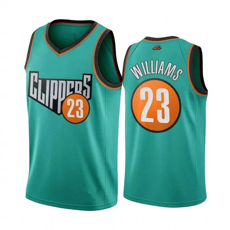 Los Angeles Clippers 2 Kawhi Leonard 1993 CITY Throwback Home Green Basketball jersey - Image 3