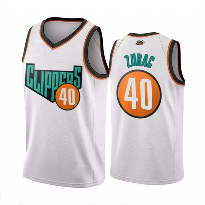 Los Angeles Clippers #55 Derrick Jones Jr Blue Icon Edition Stitched Basketball jersey - Image 5