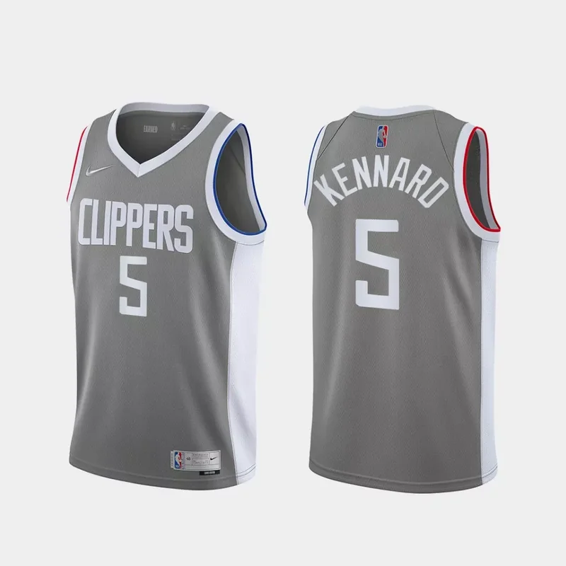 Los Angeles Clippers #13 Paul George Reward Gray Basketball jersey - Image 3