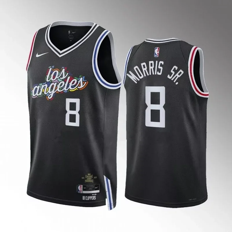 Los Angeles Clippers #4 brandon boston jr. black city edition 2022 23 jersey Basketball jersey - Image 5