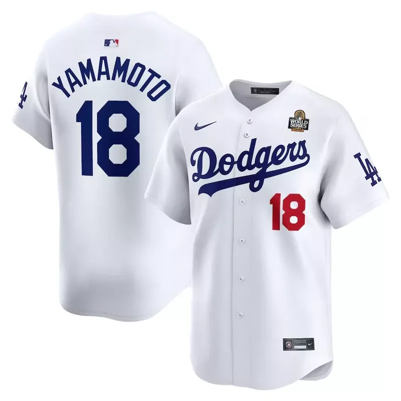 2020 World Series patch Cody Bellinger Los Angeles Dodgers Alternate 2020 Player Royal V2001 Baseball jersey - Image 4