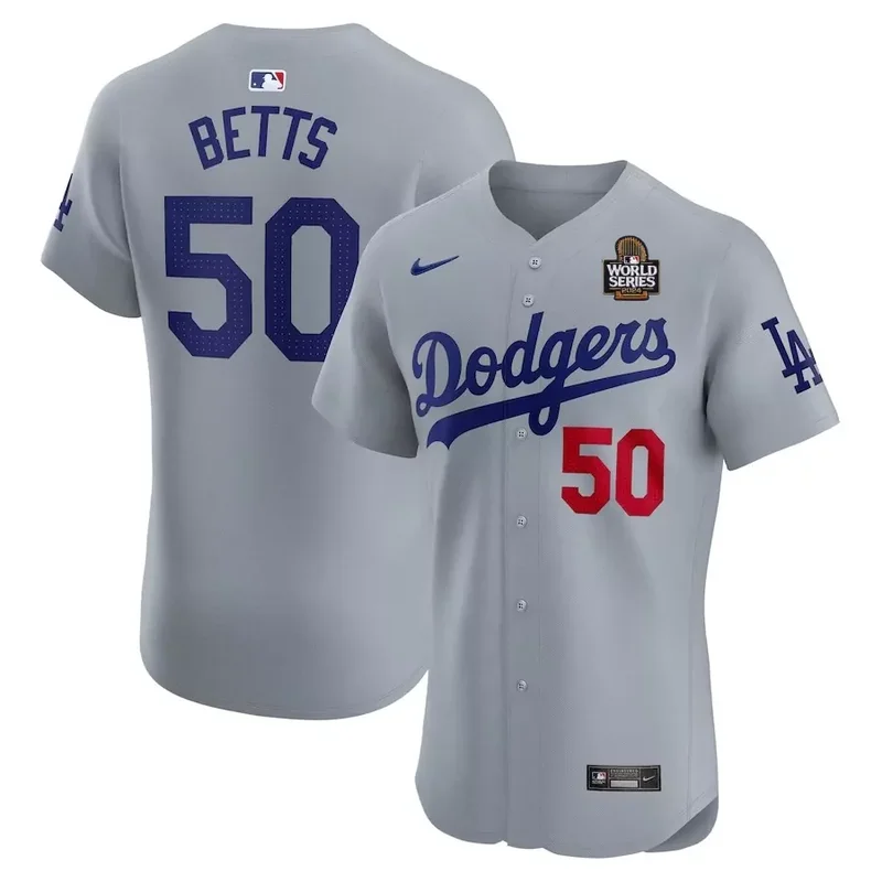 Los Angeles Dodgers #17 Shohei Ohtani 2024 World Series Home Player White Baseball jersey - Image 4