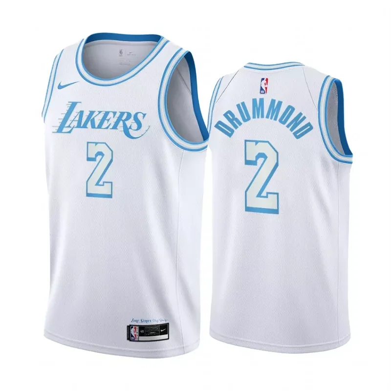 Los Angeles Lakers custom blue classic edition 2020 21 jersey Basketball jersey - Image 2