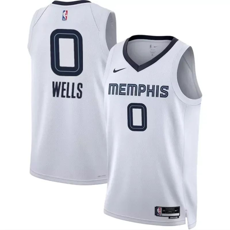 Memphis Grizzlies #23 Derrick Rose Blue Statement Edition With NO.6 Patch Stitched Basketball jersey - Image 2