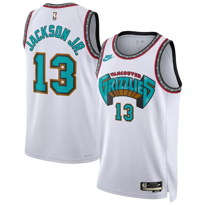 Memphis Grizzlies #21 Tyus Jones 75th Anniversary City Navy Basketball jersey - Image 4
