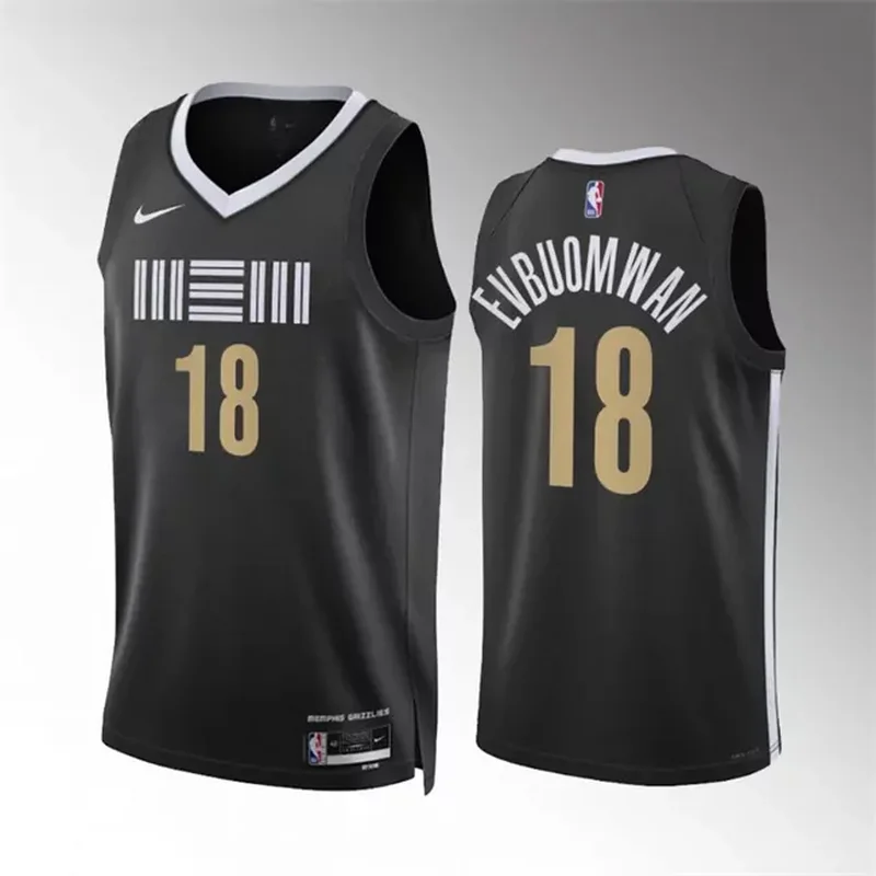 Memphis Grizzlies custom white 2022 23association edition no.6 patch jersey Basketball jersey - Image 4