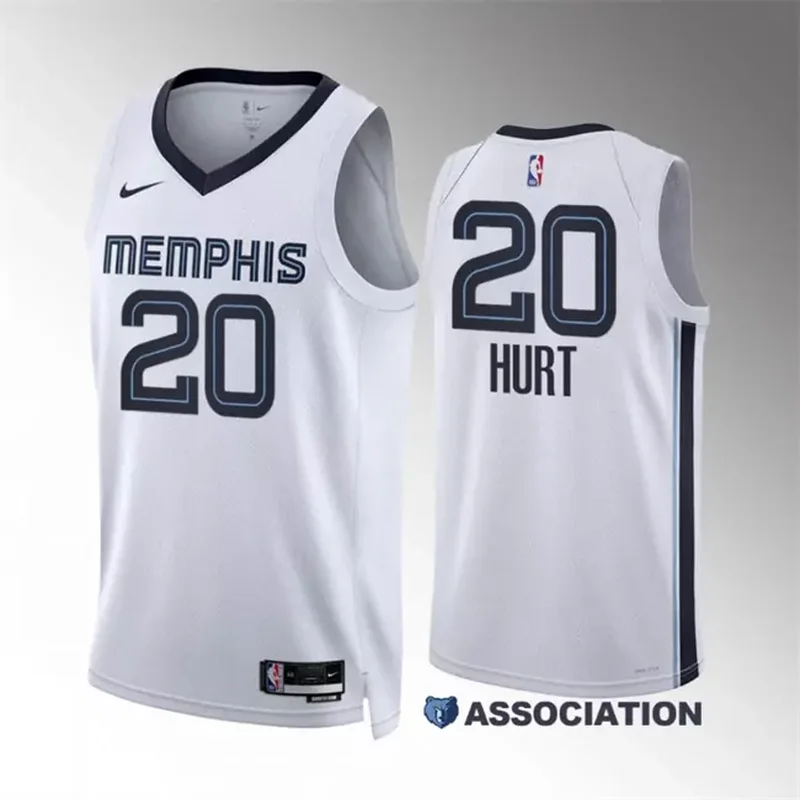 Memphis Grizzlies #20 Matthew Hurt White Association Edition Stitched Basketball jersey