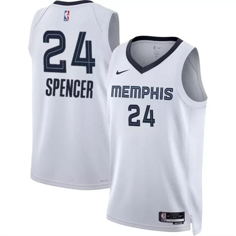 Memphis Grizzlies #23 Derrick Rose Blue Statement Edition With NO.6 Patch Stitched Basketball jersey - Image 4
