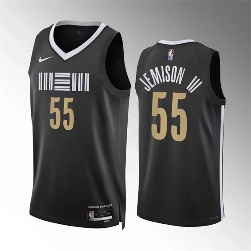 Memphis Grizzlies custom white 2022 23association edition no.6 patch jersey Basketball jersey - Image 3