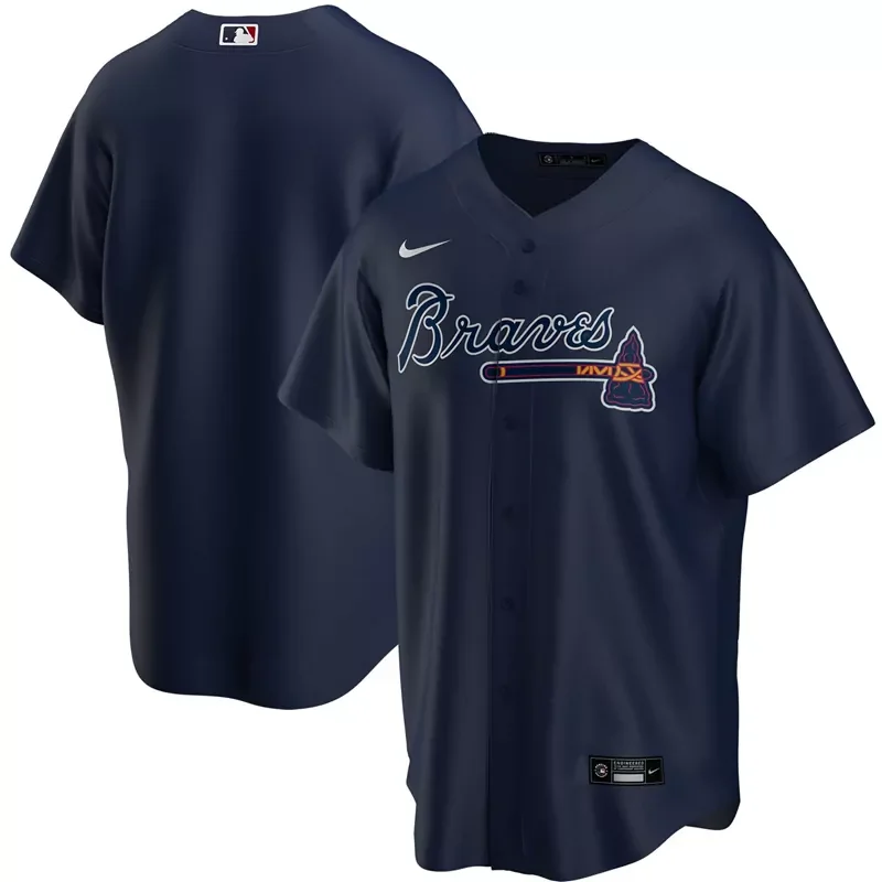 Atlanta Braves Active Player Custom Red 2024 Alternate Limited Stitcheds Baseball jersey - Image 2