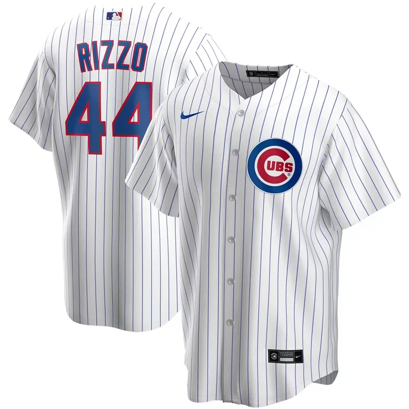 Mens Chicago Cubs Anthony Rizzo White Home 2020 Player Baseball jersey