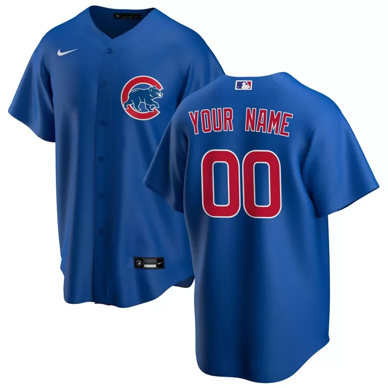 Mens Chicago Cubs Royal Alternate 2020 Custom Baseball jersey
