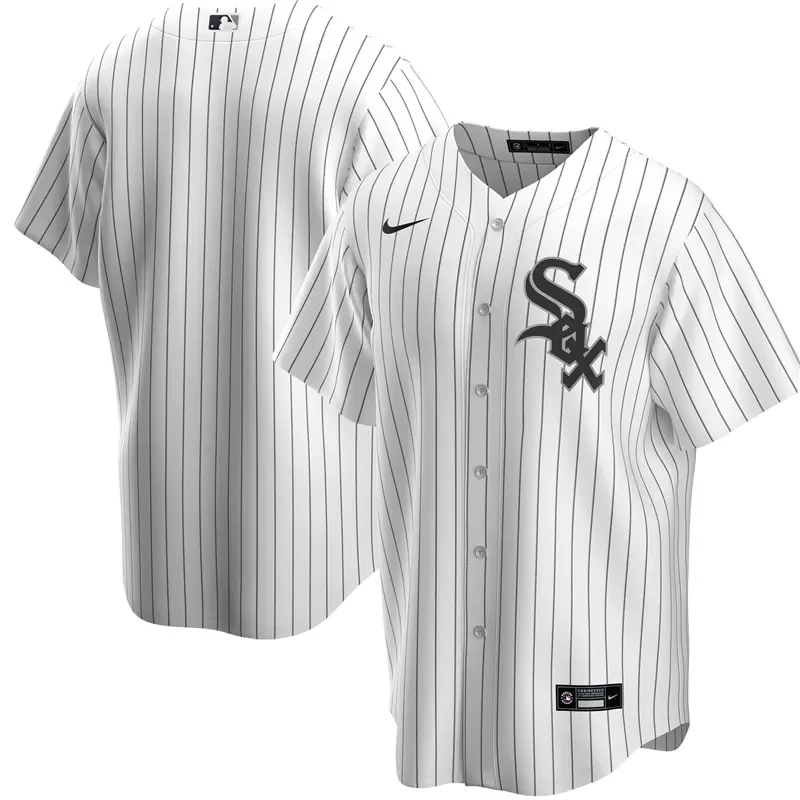 Mens Chicago White Sox White Home 2020 Team Baseball jersey