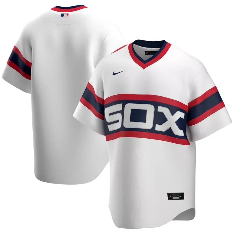 Mens Chicago White Sox White Home 2020 Team Baseball jersey - Image 2