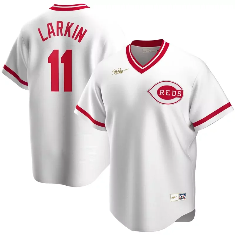 Cincinnati Reds #44 Elly De La Cruz Alternate Red Baseball jersey - Image 2