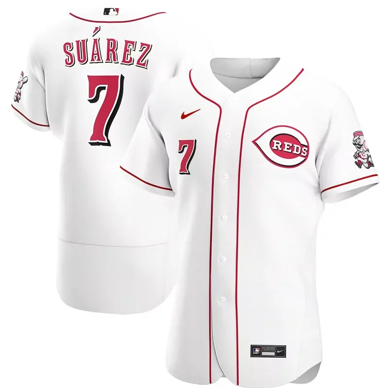Cincinnati Reds #6 Jonathan India Player White Baseball jersey - Image 4