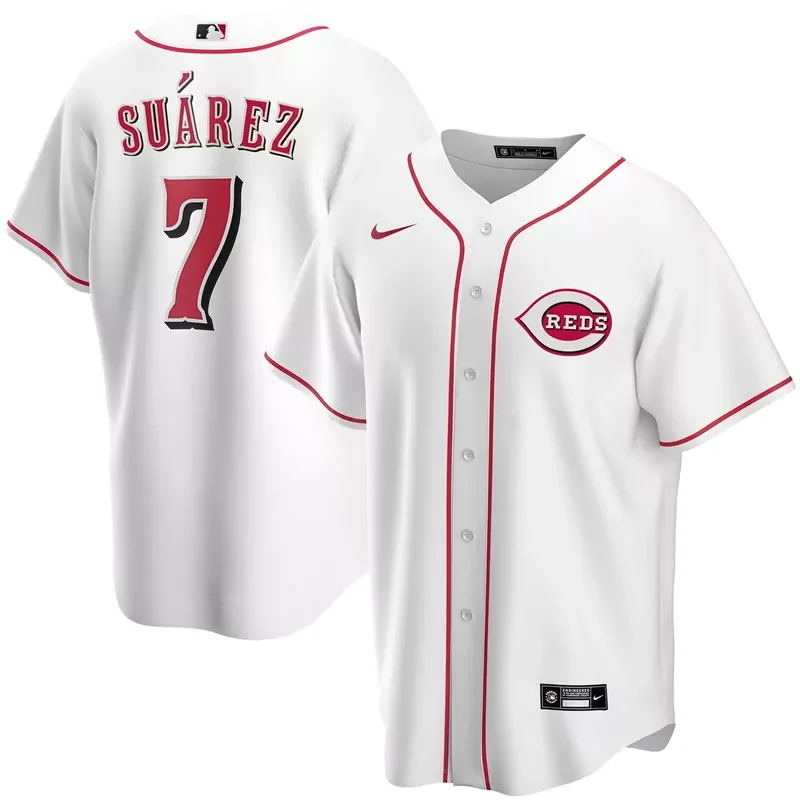 Cincinnati Reds #6 Jonathan India Player White Baseball jersey - Image 5