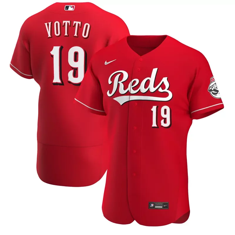 Cincinnati Reds #44 Elly De La Cruz Gray Cool Base Stitched Baseball Baseball jersey - Image 2