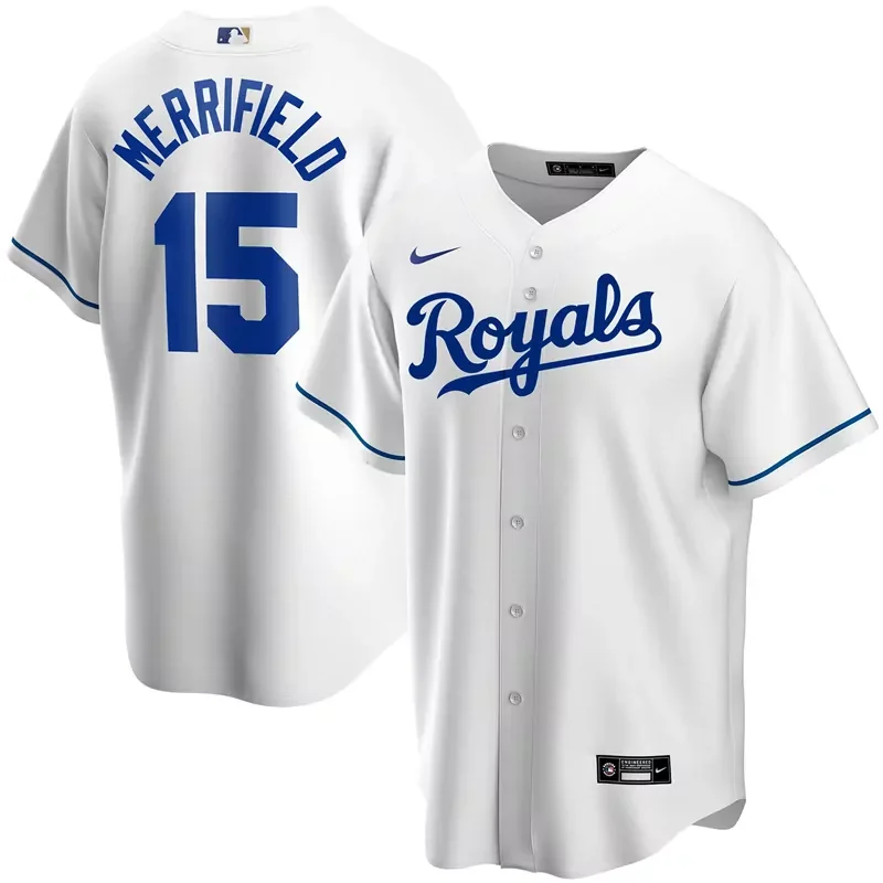 Kansas City Royals #34 Freddy Fermin Home Limited Player White Baseball jersey - Image 4