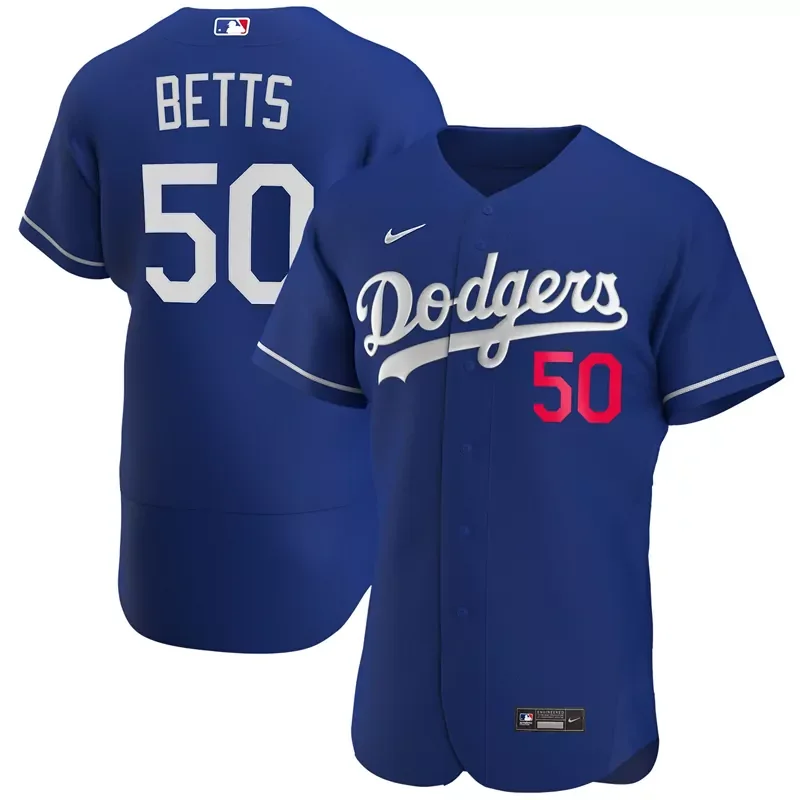 2020 World Series patch Los Angeles Dodgers Alternate 2020 Team Gray V2002 Baseball jersey - Image 5