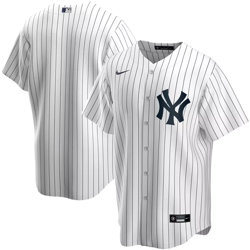 Mens New York Yankees White Home 2020 Team Baseball jersey