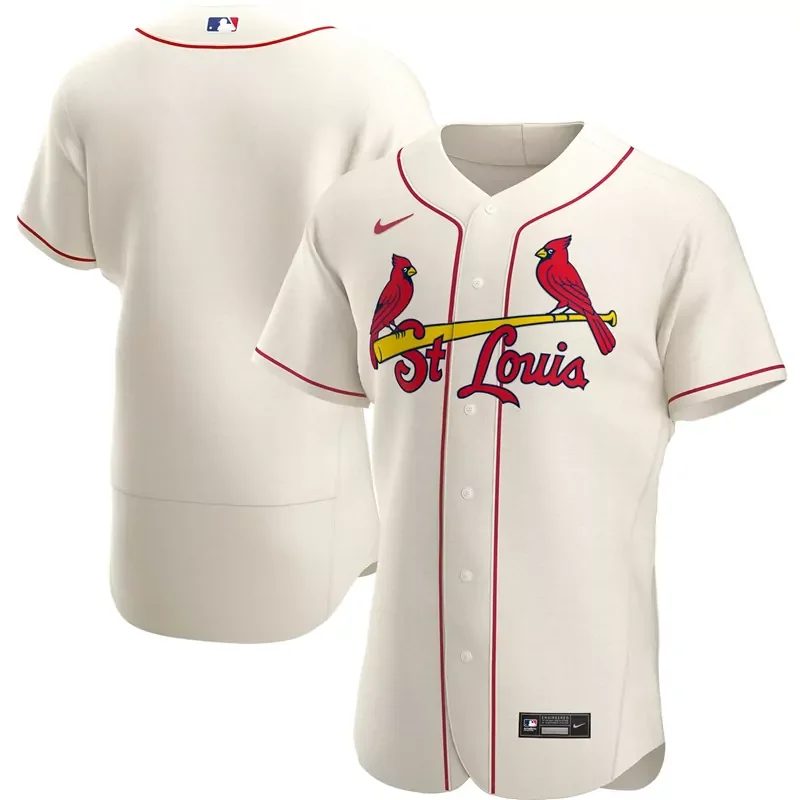 Mens St Louis Cardinals Cream Alternate 2020 Custom 1 Football jersey - Image 2