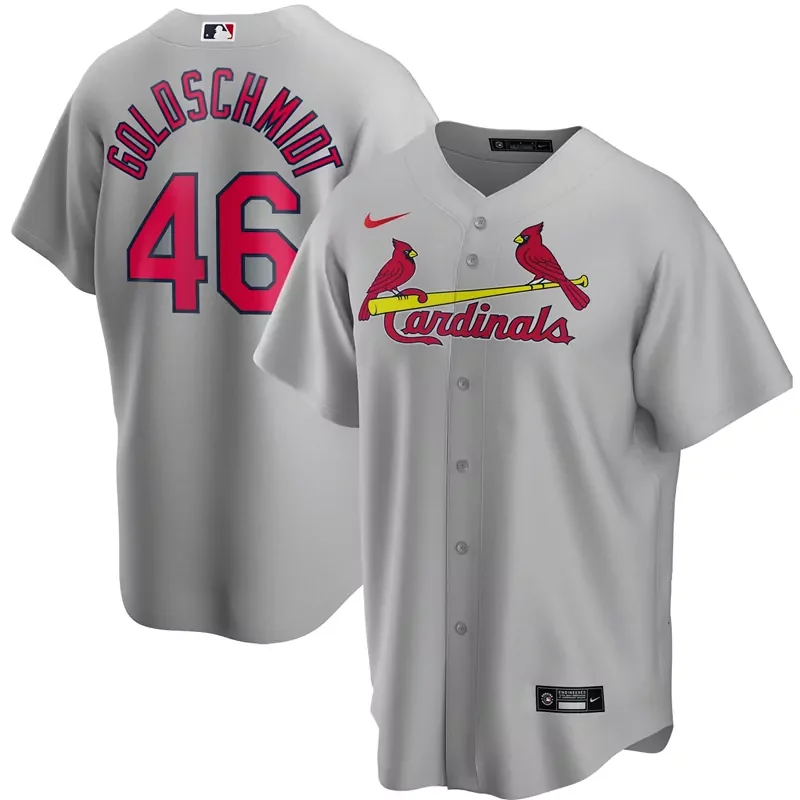 Mens St Louis Cardinals Yadier Molina Cream Alternate 2020 Player 1 Football jersey - Image 3