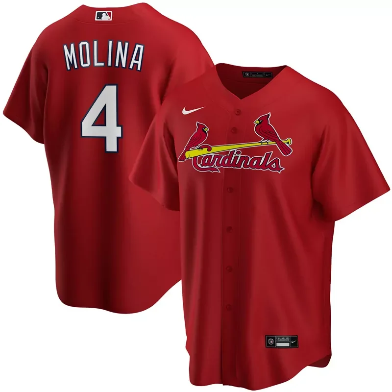Mens St Louis Cardinals Paul Goldschmidt White Home 2020 Player 1 V2002 Football jersey - Image 2