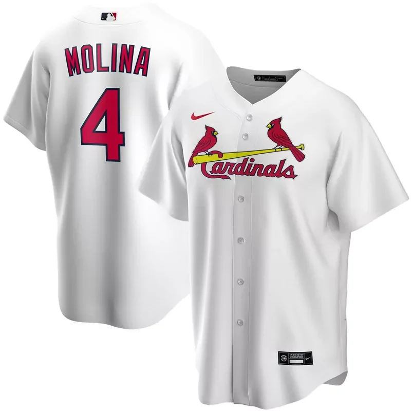 Mens St Louis Cardinals Red Fade No Name Number Football jersey - Image 4