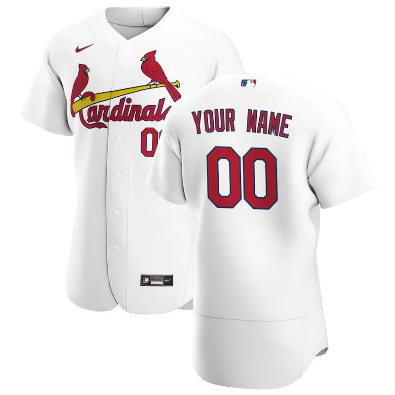 Mens St Louis Cardinals White Home 2020 Team 1 V2001 Football jersey - Image 4