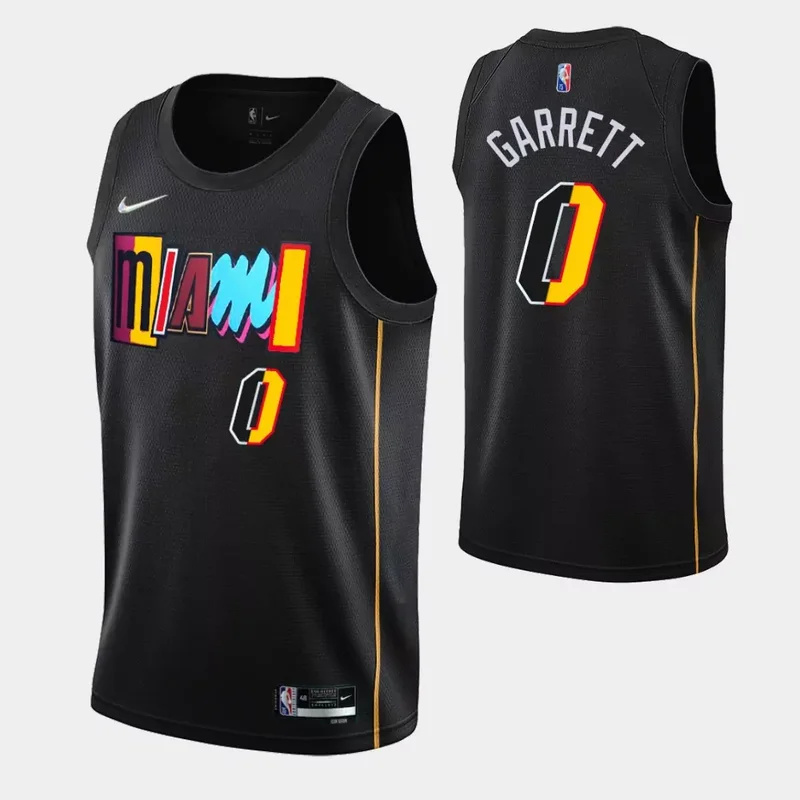 Miami Heat 33 Alonzo Mourning Retro Black Color Premium mesh gold label Basketball jersey - Image 4