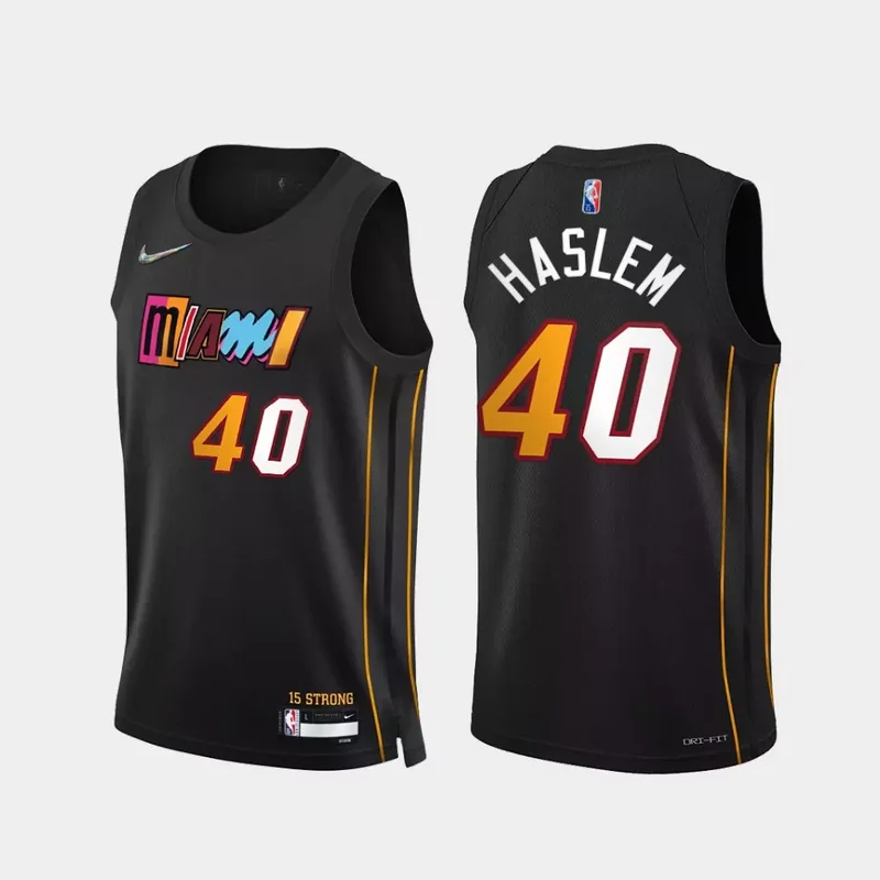 Miami Heat Dragic #7 White Red Basketball jersey - Image 5