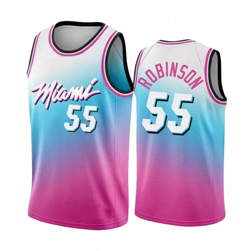 Miami Heat Custom 75th Anniversary City Black Basketball jersey - Image 4