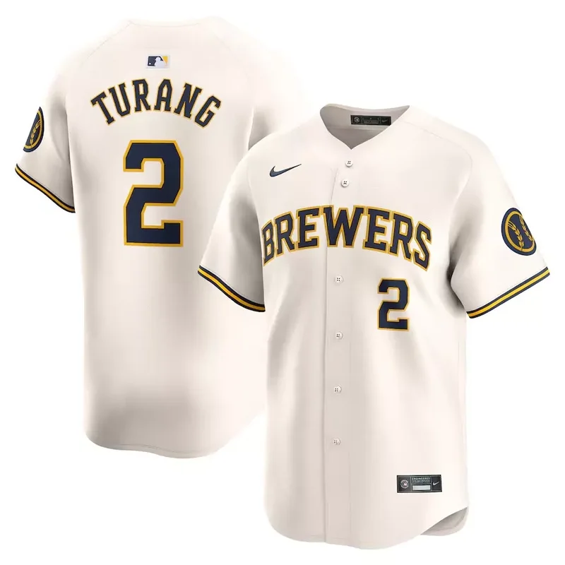 Milwaukee Brewers #12 Rhys Hoskins Baseball jersey - Image 3