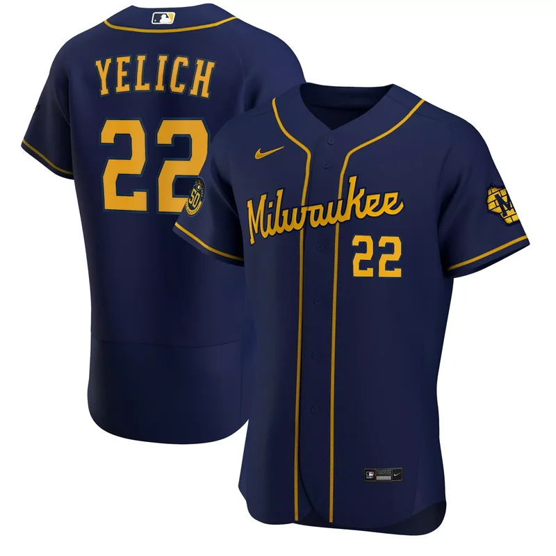 Milwaukee Brewers #0 Brice Turang Home Player Cream Baseball jersey - Image 3