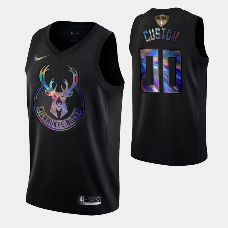 milwaukee bucks #44 andre jackson jr. 2023 nba draft white association edition Basketball jersey - Image 4