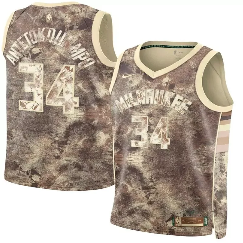 Milwaukee Bucks #22 Khris Middleton Black Statement 2020 21 Jordan Brand Basketball jersey - Image 5