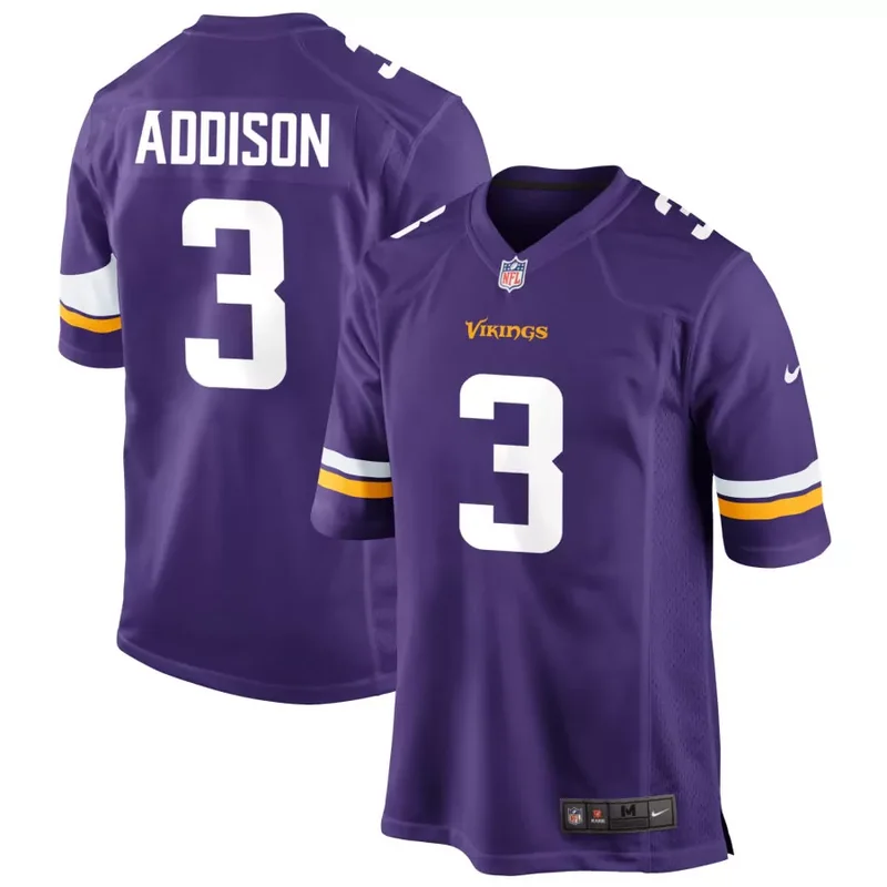 Minnesota Vikings #84 V2 Adult 873 Football jersey - Image 5