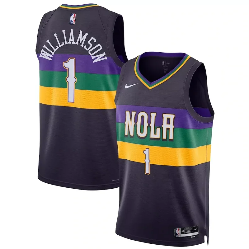 New Orleans Pelicans 14 Brandon Ingram 2021 City Edition Basketball jersey - Image 2