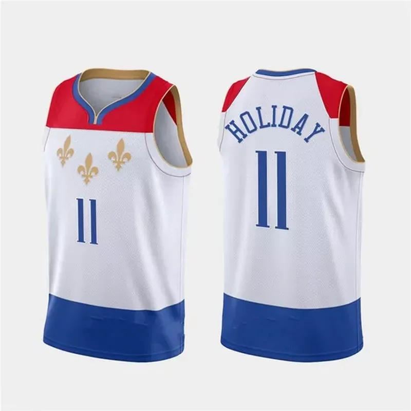 New Orleans Pelicans #8 Naji Marshall 75th Anniversary City White Basketball jersey - Image 3