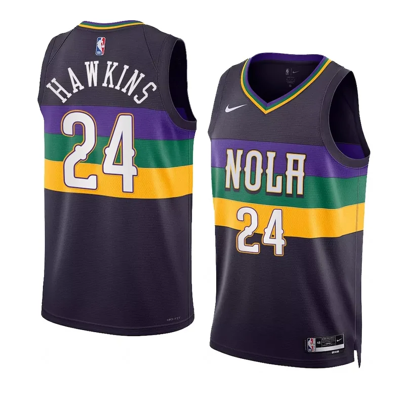 New Orleans Pelicans #17 Jonas Valanciunas 75th Anniversary City White Basketball jersey - Image 5