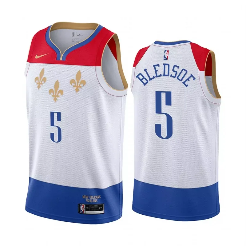 New Orleans Pelicans #9 Willy Hernangomez 75th Anniversary City White Basketball jersey - Image 2